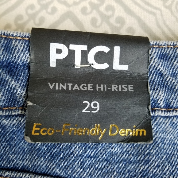 PTCL Vintage High Rise Waist Button Fly Skinny Jeans Size 29 - Picture 9 of 10